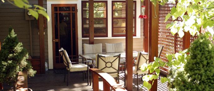 A Cowslip's Belle-Bed & Breakfast - Ashland - Pátio