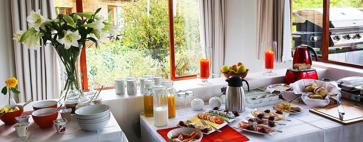 Hottentots Mountain View Guest House - Somerset West - Restaurante