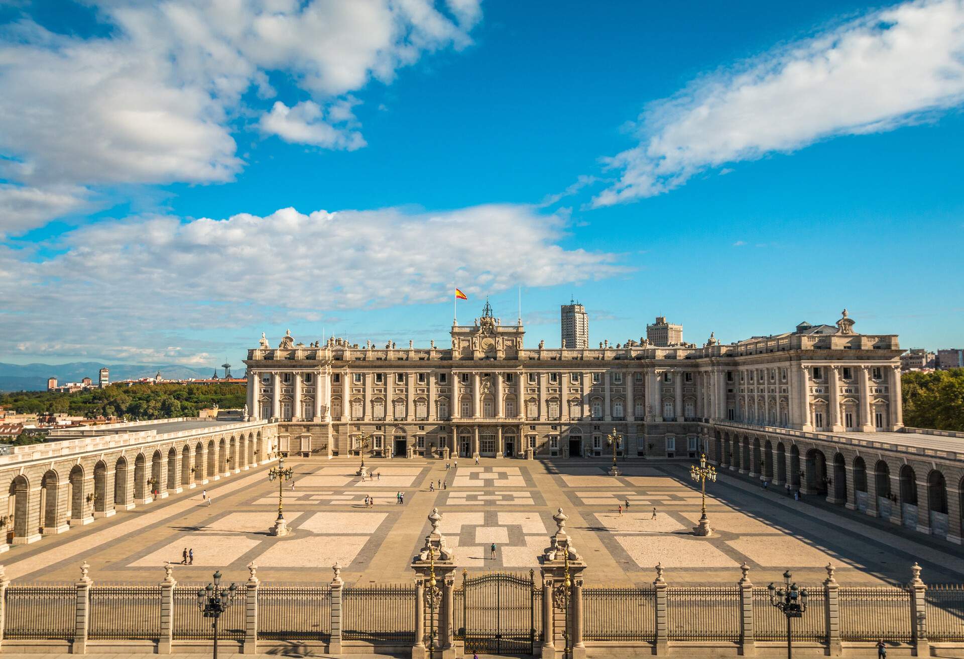 Royal Palace in  Madrid Spain; Shutterstock ID 217162819