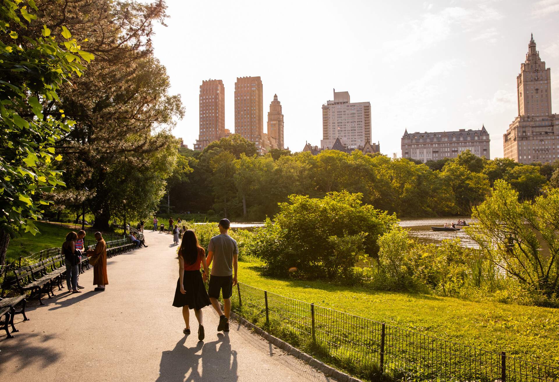 Central Park with views of New York City, New York 