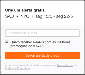 Ferranemnta Kayak - Alerta de preços