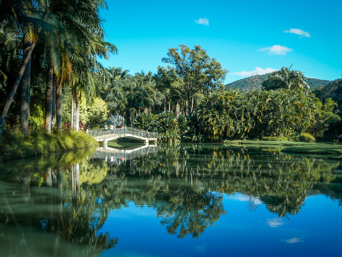 Inhotim é repleta de paisagens naturais como esta