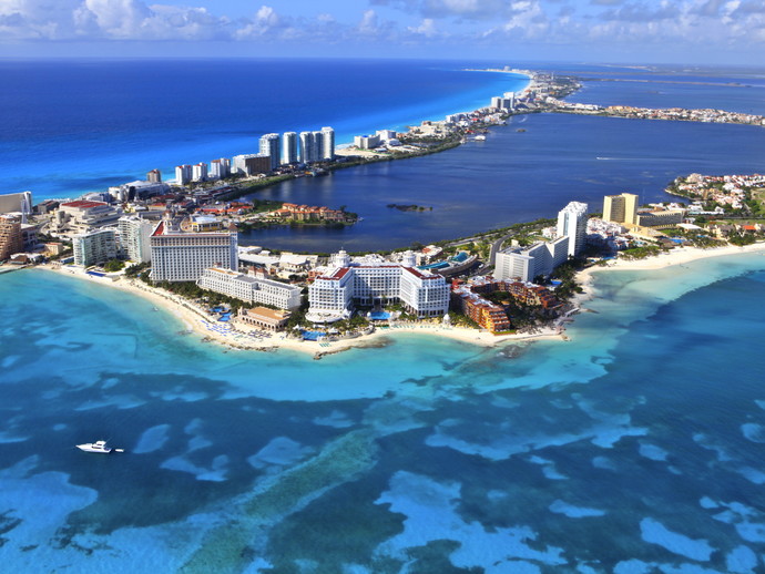 Os incríveis resorts e praias de Cancun