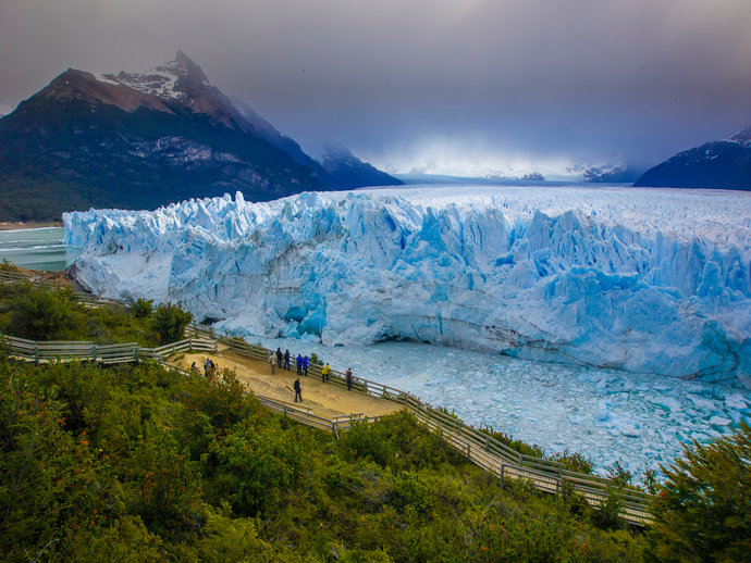 Perito Moreno é a maior geleira em extensão horizontal do mundo