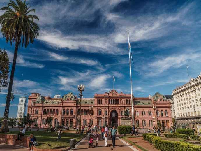 A Casa Rosada é um dos tantos atrativos turísticos da cosmopolita Buenos Aires