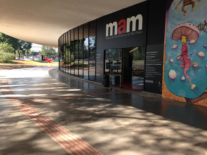 O Museu de Arte Moderna é uma das grande atrações do Parque do Ibirapuera