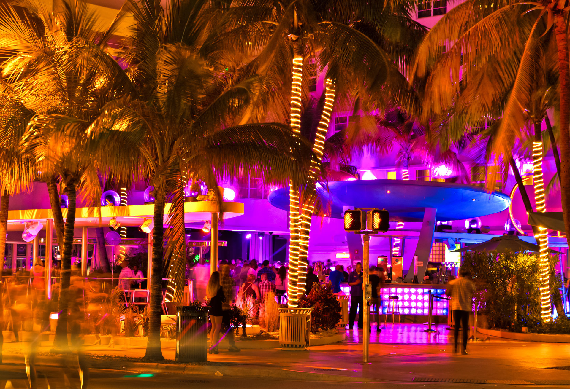 Em Miami Beach a noite nunca tem hora para acabar!