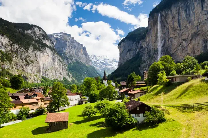 A cidade de Lauterbrunnen