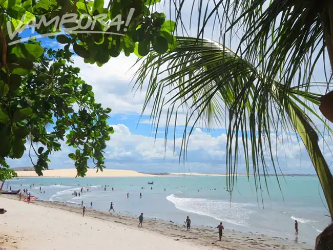 Praia de Jericoacoara no Ceara