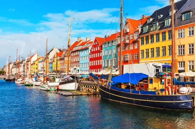 Copenhagen numa manhã de verão