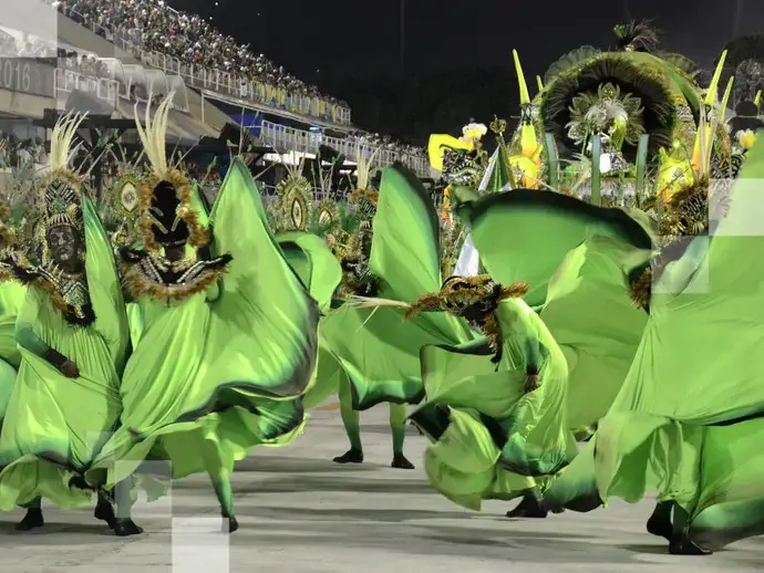 Carnaval no Rio de Janeiro - um dos maiores festas populares do mundo!
