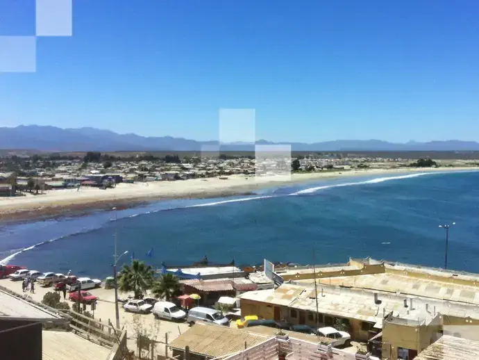 A refrescante Playa Blanca, na região de Coquimbo
