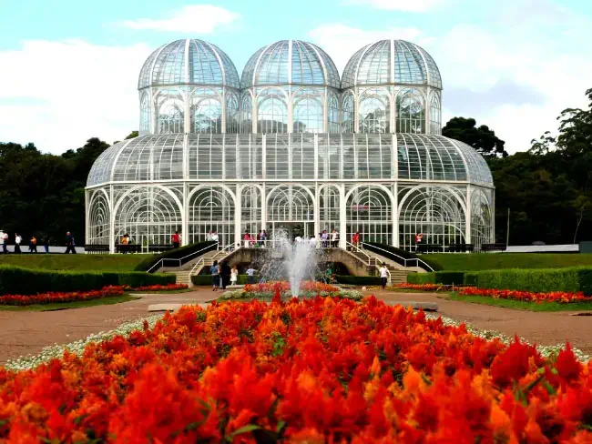 Foto do Jardim Botânico de Curitiba