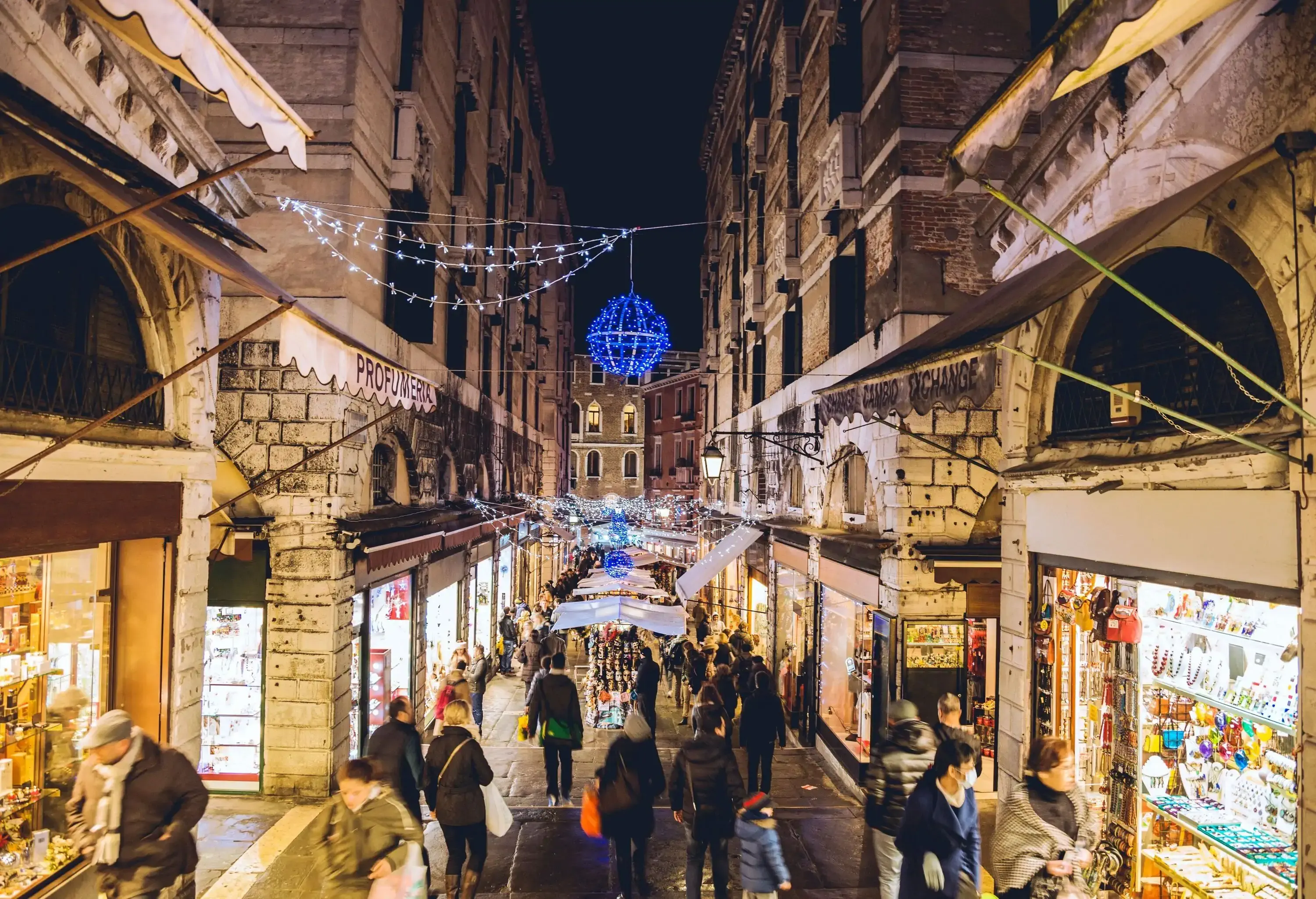 Chrismas lights in Venice.